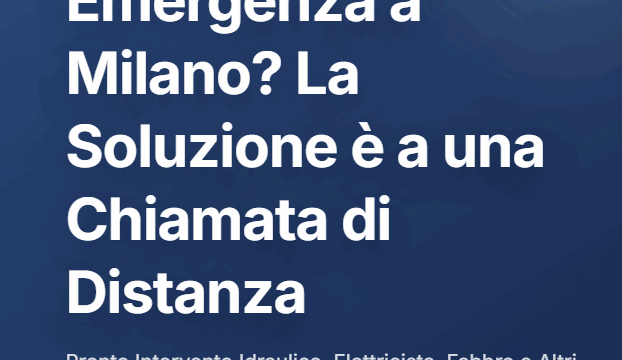 Pronto intervento Milano